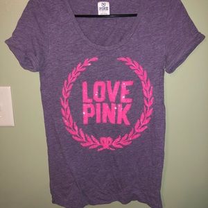 VS PINK sequin tee